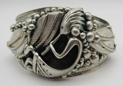 E&C FIERRO 107GRAM CUFF BRACELET STERLING SILVER