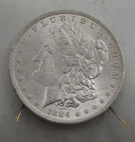 UNC 1884 O MORGAN US SILVER DOLLAR COIN