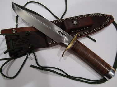 RANDALL MADE ORLANDO FL KNIFE MODEL 14 & SHEATH