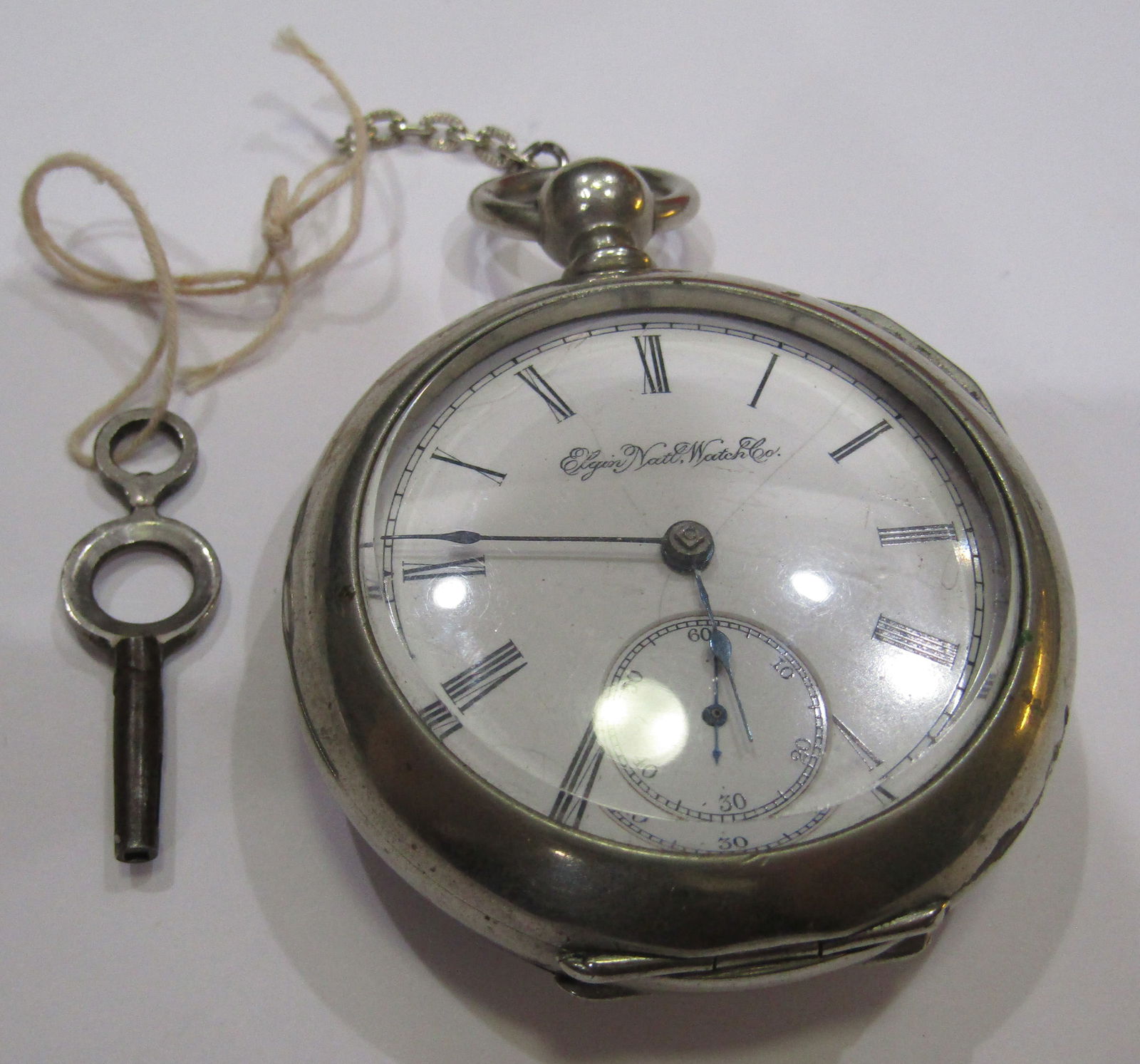 1893 ELGIN NATIONAL POCKET WATCH 18 SIZE (1 of 4)