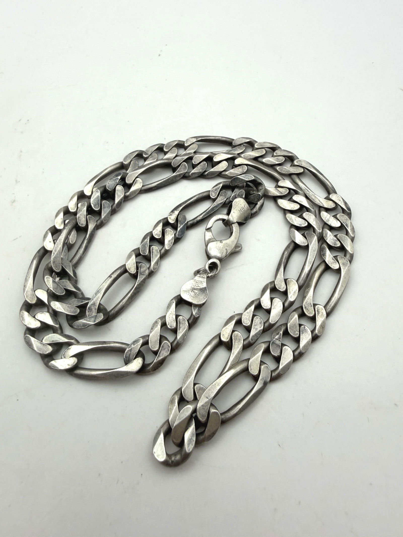 47 GRAM STERLING SILVER FIGARO CHAIN NECKLACE (1 of 2)