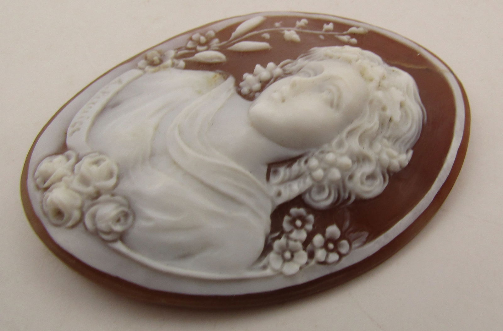 MASTER SIGNED CARVED SHELL CAMEO - 2
