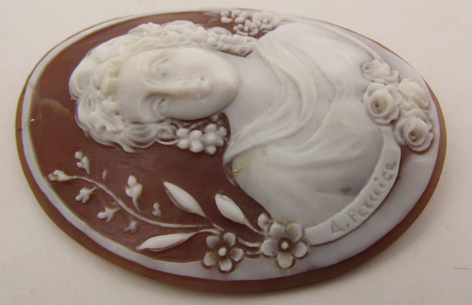 MASTER SIGNED CARVED SHELL CAMEO - 3