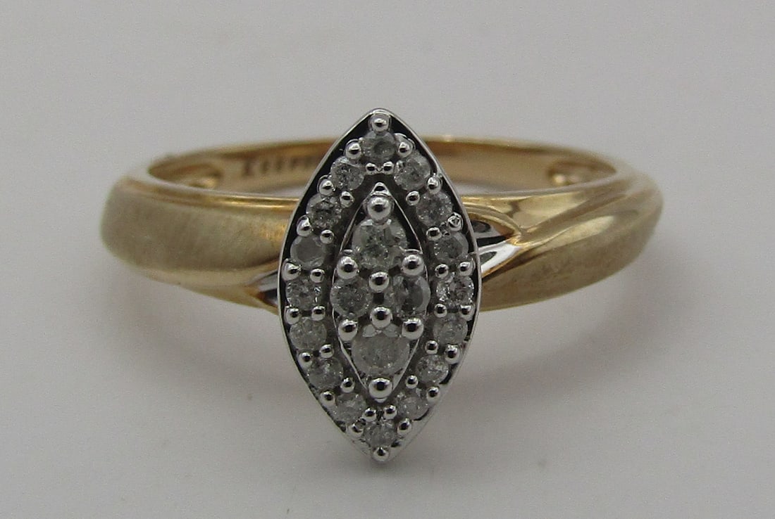 20 DIAMOND RING 10K GOLD SIZE 7 KEEPSAKE (1 of 7)