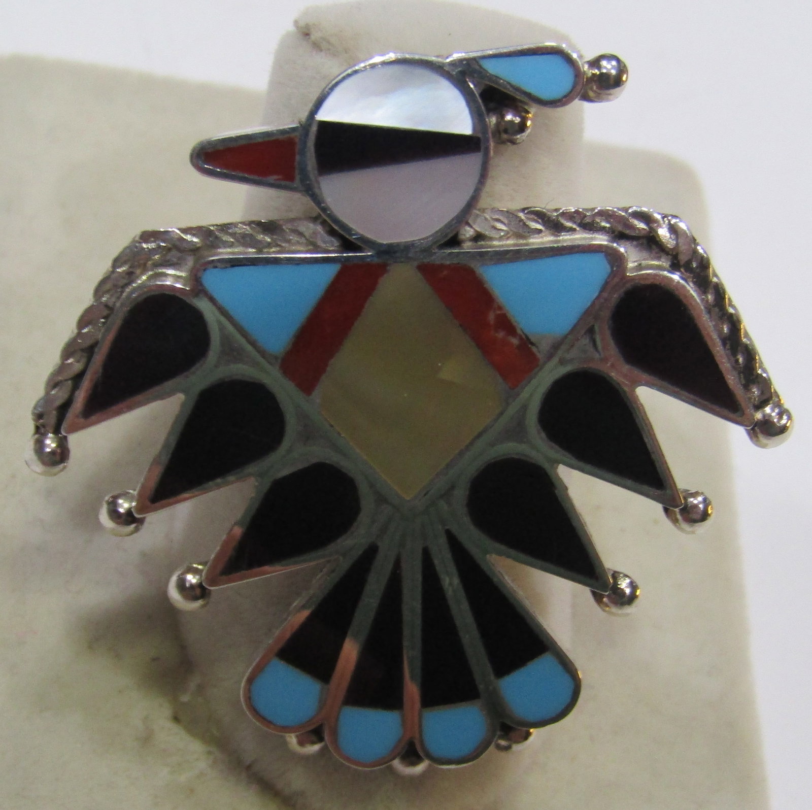 ADRIAN WALLACE THUNDERBIRD RING STERLING SILVER (1 of 2)