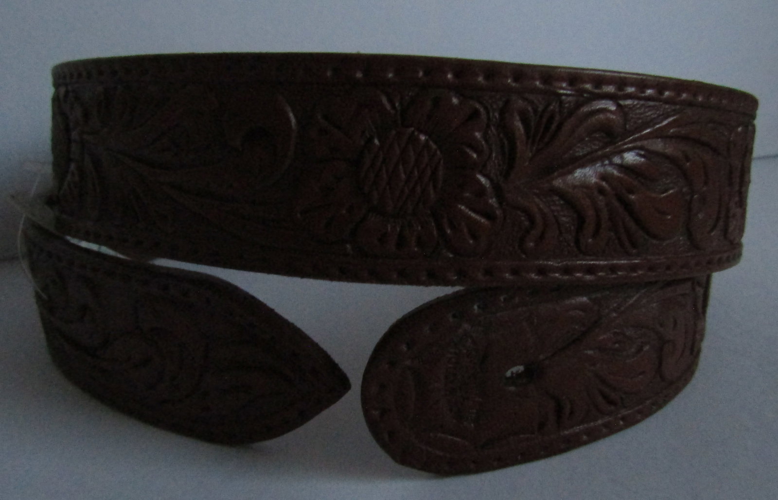 EDWARD BOHLIN HANDMADE LEATHER BELT SIGNED (1 of 6)