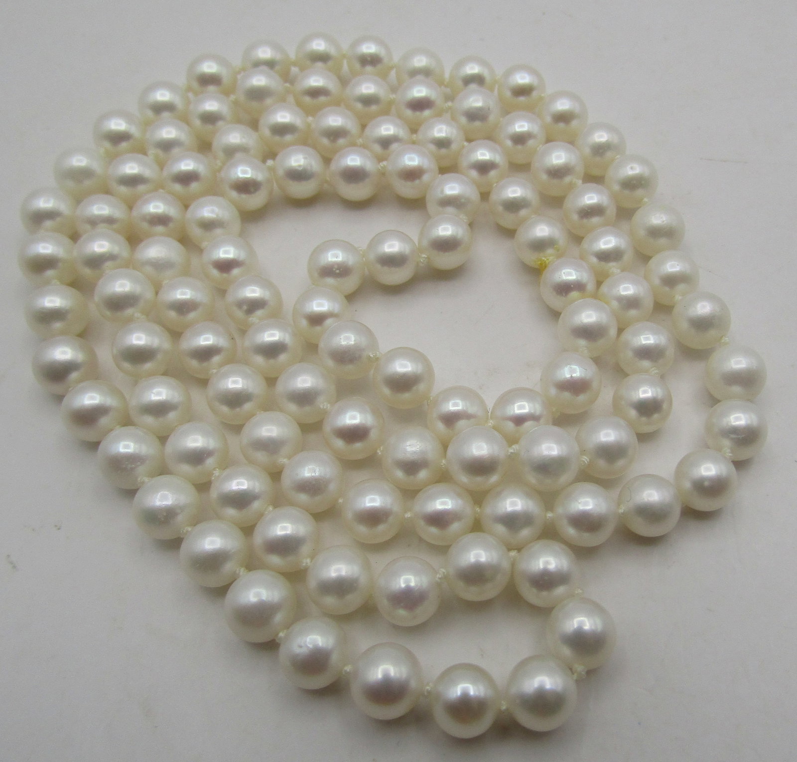 26" 6MM PEARL OPERA LENGTH STRAND NECKLACE (1 of 2)
