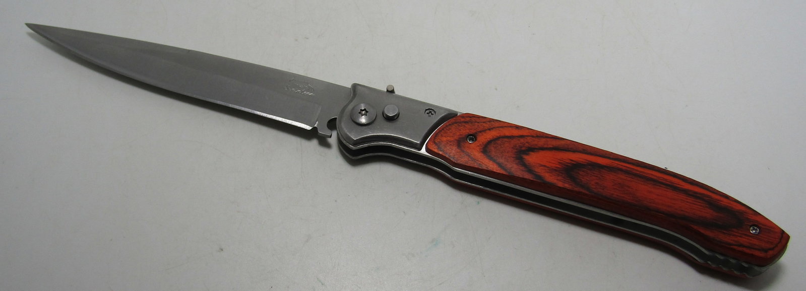 12" LARGE SWITCHBLADE HUNTING KNIFE (1 of 2)