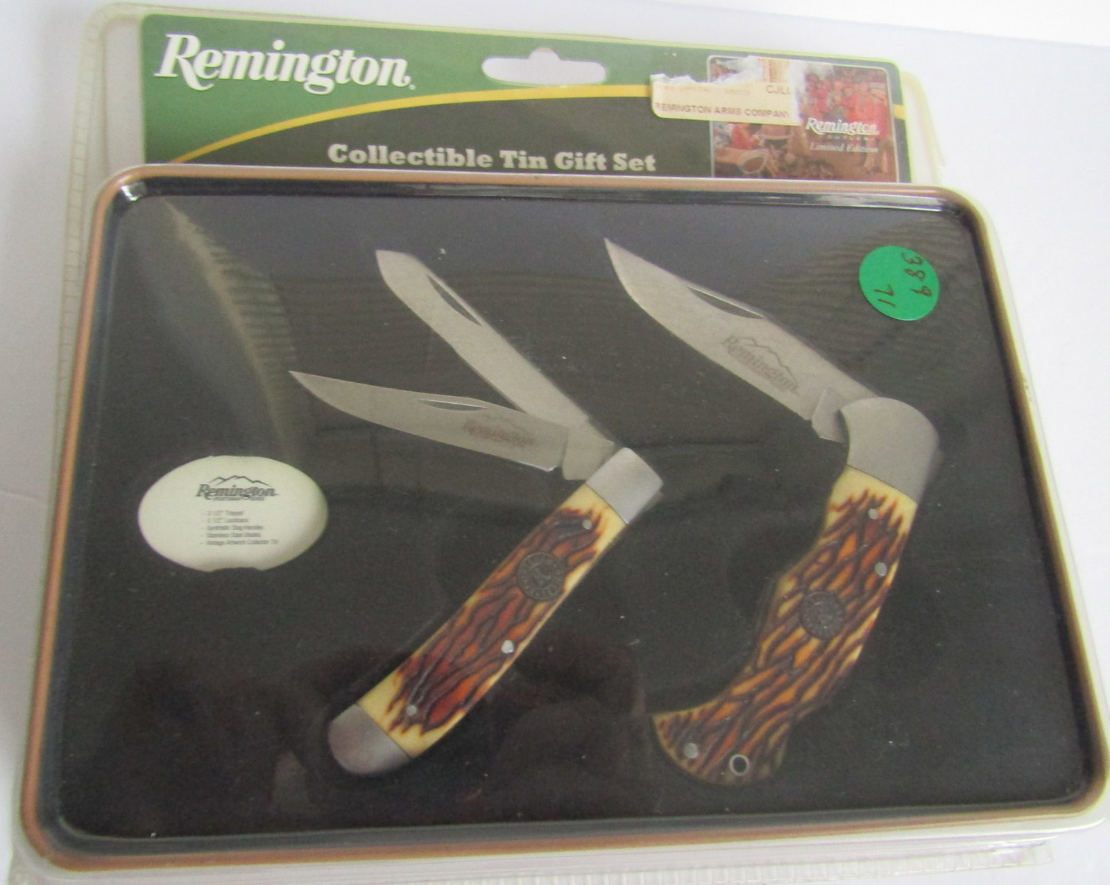 REMINGTON 2 KNIFE GIFT SET NEW OLD STOCK (1 of 3)
