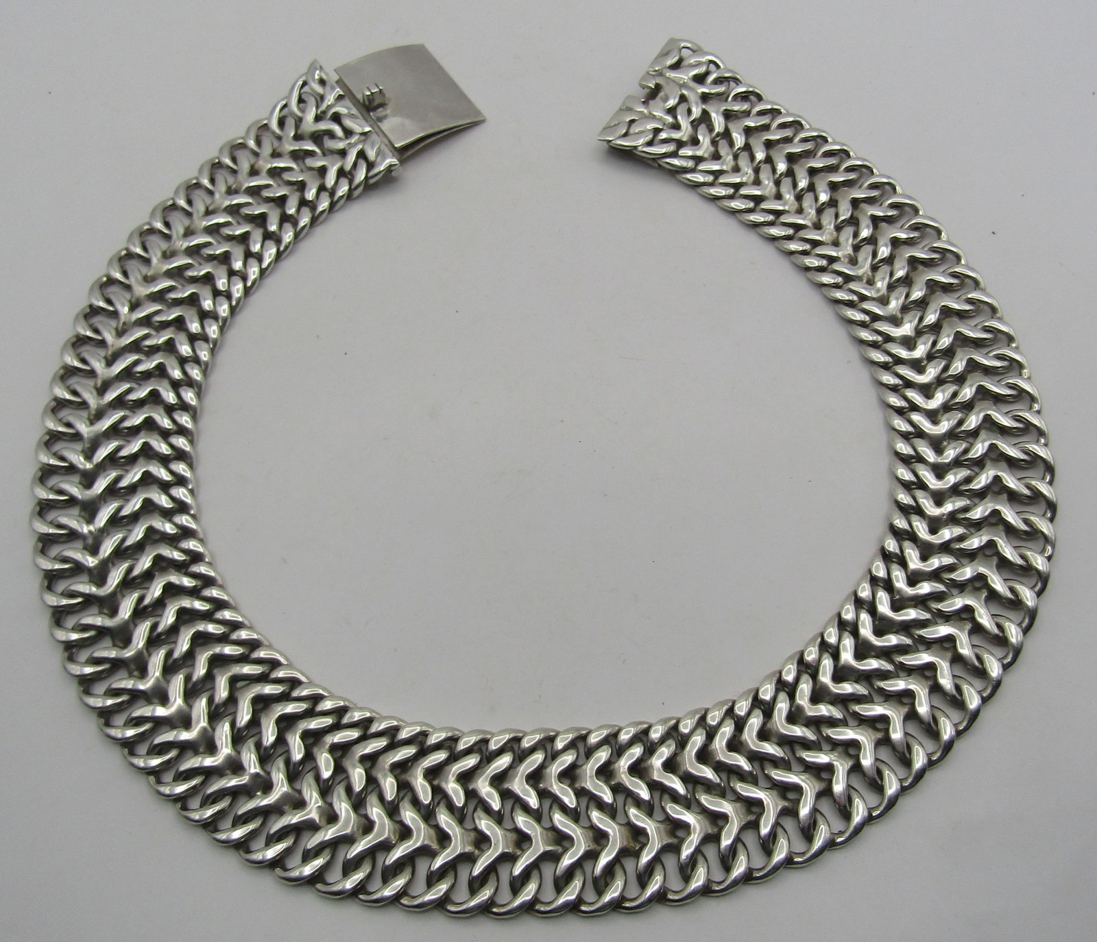 TS-22 TAXCO 306GRAM STERLING SILVER NECKLACE (1 of 5)