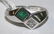 .50CT EMERALD .15CT DIAMOND RING 10K WHITE GOLD