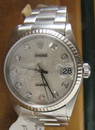 ROLEX LADIES MIDSIZE DATEJUST STAINLESS  DIAMOND