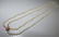 2 STRAND CULTURED PEARL 22" NECKLACE 14K GOLD - 2
