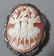 CAMEO PIN PENDANT 800 STERLING SILVER BROOCH