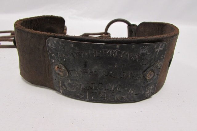 Slave Collar Leash 1846 Maddy Berkley Sons Rare Jan 10 2018 Imperial Auction In Fl - Leather Slave Collar Slave Collar Leash 1846 Maddy Berkley Sons Rare Jan 10 2018 Imperial Auction In Fl - Leather Slave Collar