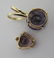 2 PENDANTS 14K GOLD AMETHYST & ALEXANDERITE CHARM - 3