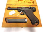 LUGER PISTOL 9mm IN BOX NAZI PROOF WWII