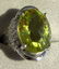12.82CT LIME TOPAZ 14k GOLD DIAMOND RING RTL$5599 - 3