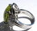 12.82CT LIME TOPAZ 14k GOLD DIAMOND RING RTL$5599 - 5