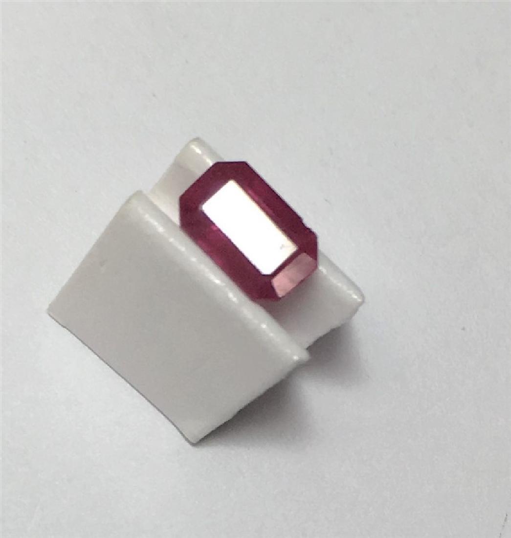 0.61ct Emerald Cut Ruby: 0.61ct Emerald Cut Ruby Dimension - 5.7x3.7x2.4 #R-134