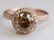 Natural Champagne Diamond w/ Diamond Ring