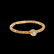 0.06CT NATURAL DIAMOND 14K ROSE GOLD RING - 2