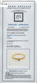 0.06CT NATURAL DIAMOND 14K ROSE GOLD RING - 3