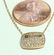 14K ROSE GOLD PENDANT WITH CHAIN 2.5g/Diamond 0.37ct - 2