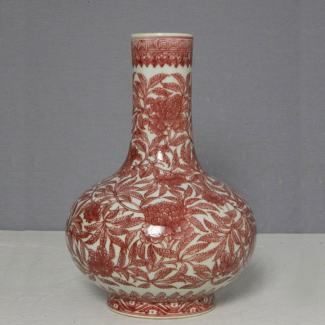 Chinese Copper Red Vase (1 of 4)