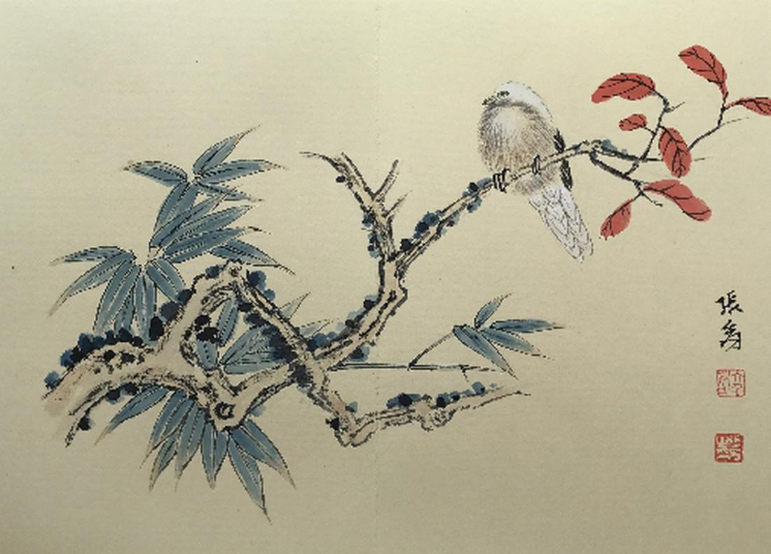 ZHANG DAQIAN (1899-1983) | ALBUM OF FLOWERS AND BIRDIES (1 of 8)