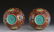 PAIR OF CHINESE RED GLAZED FAMILLE ROSE BOWL - 6
