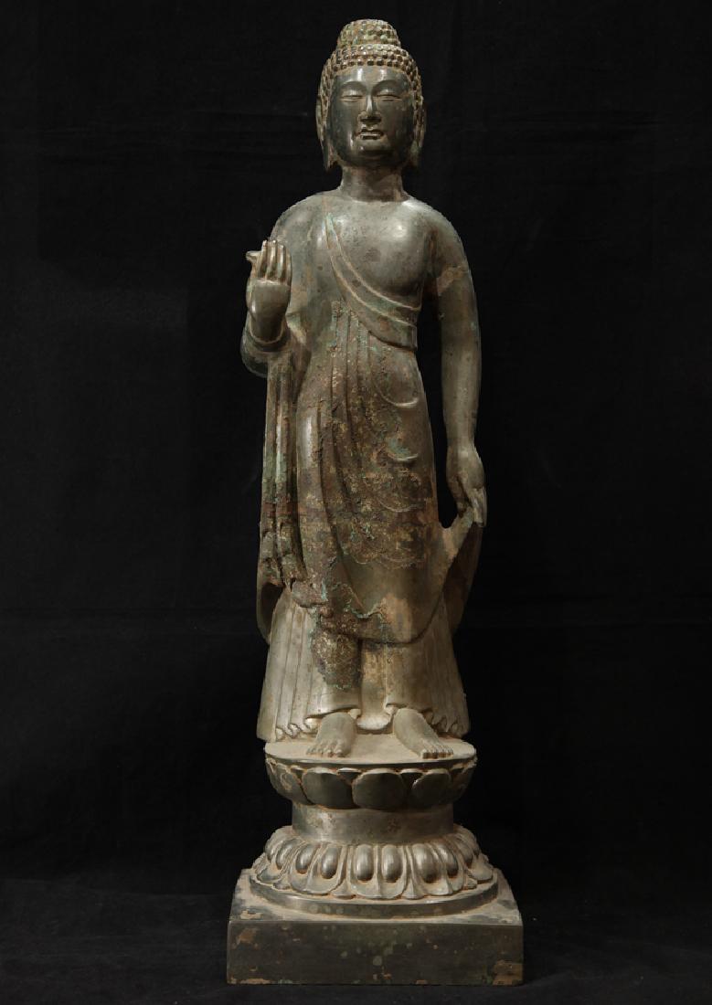 NORTHERN WEI TIBETAN OLD BRONZE BUDDHA (1 of 13)