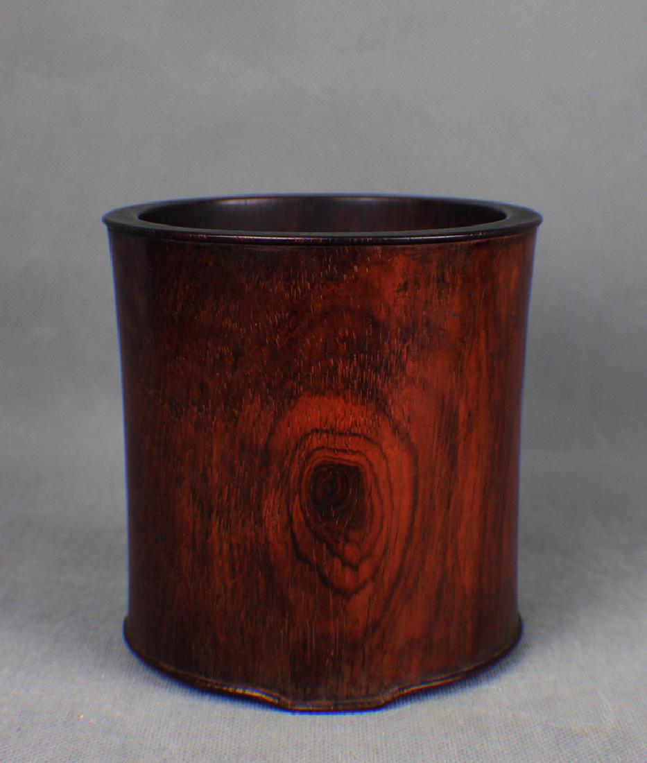 A Huang-hua-li Brush-pot from Qing Dynasty (1 of 5)