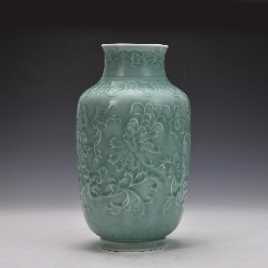 Chinese Celadon Glazed Vase (1 of 5)