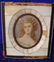 554: Miniature hand painted portrait on ivory