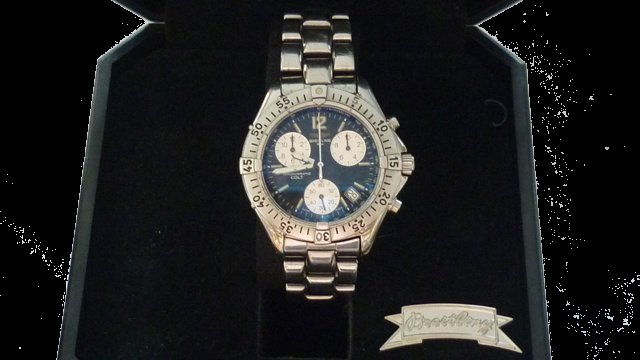 Breitling Chrono-Colt, Swiss Watch - Chronograph: Mens 1998 Model, 38mm case diameter, waterproof to 100m. In excellent condition and perfect working order. Comes with all original boxes and documents. Single Owner. The watch is registered with Breit
