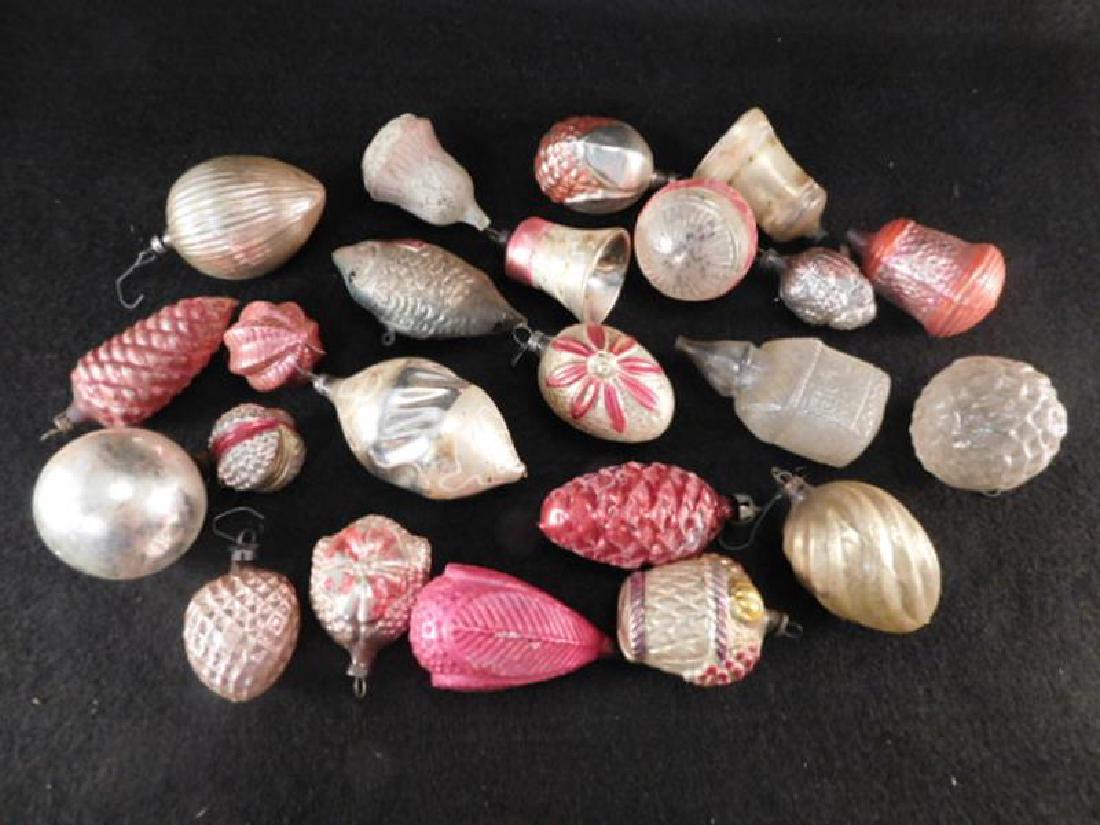 VINTAGE CHRISTMAS ORNAMENTS GERMAN FRAGILE ANTIQUE (1 of 3)