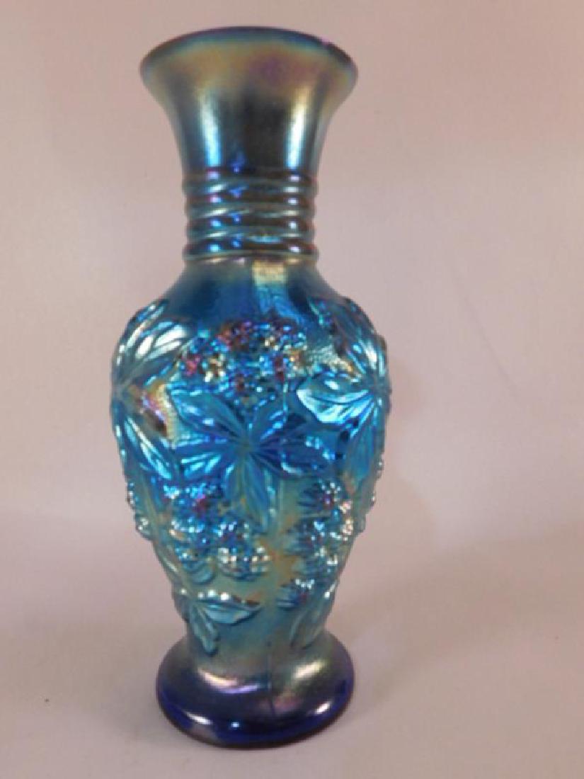 FENTON CARNIVAL GLASS VASE IRRIDIZED GLASS USA (1 of 3)