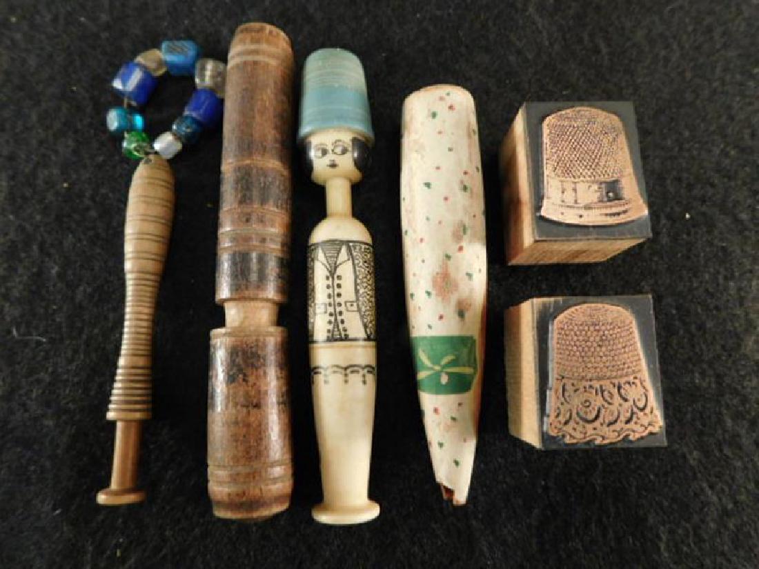 SEWING COLLECTIBLE VICTORIAN ERA ANTIQUE VINTAGE: Thank you for attending HATMAN AUCTIONS! This auction features early and rare Victorian Glass, Vintage Sewing Notions, Fenton, Hummel, Rock as well as modern collectible glass in the later lots of thi