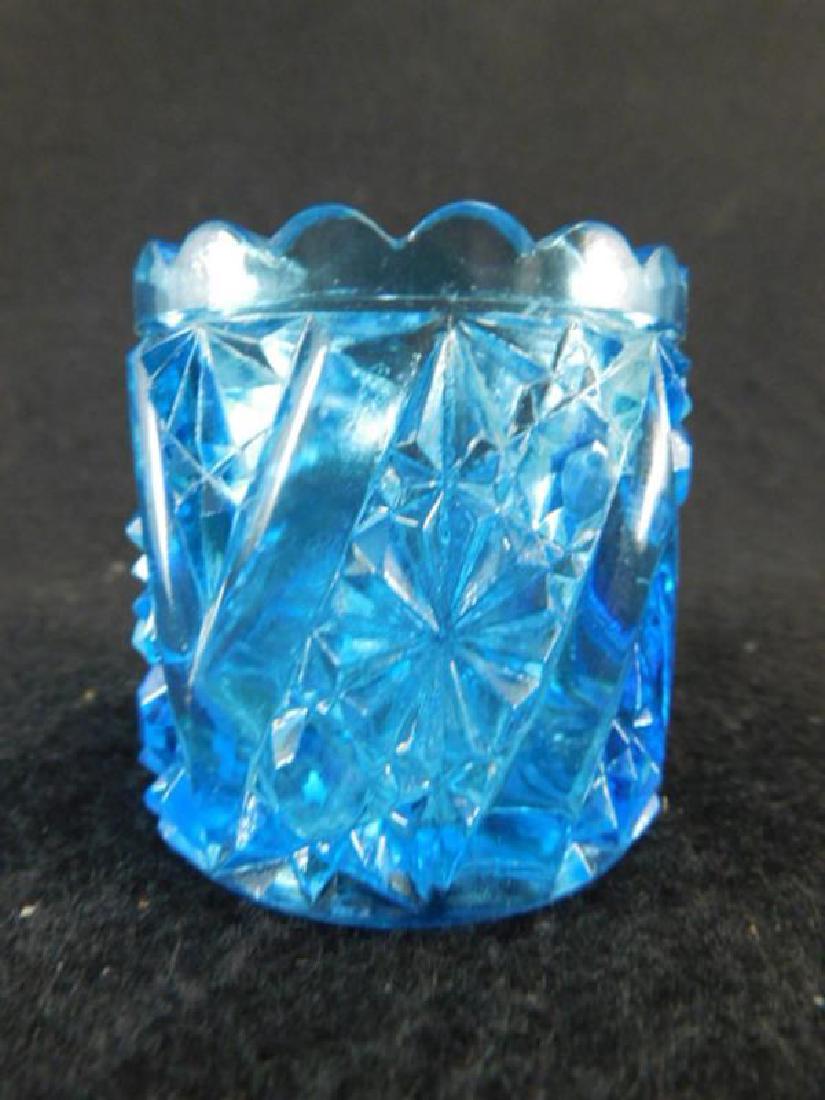 VINTAGE TOOTHPICK HOLDER GLASS VICTORIAN EAPG (1 of 3)