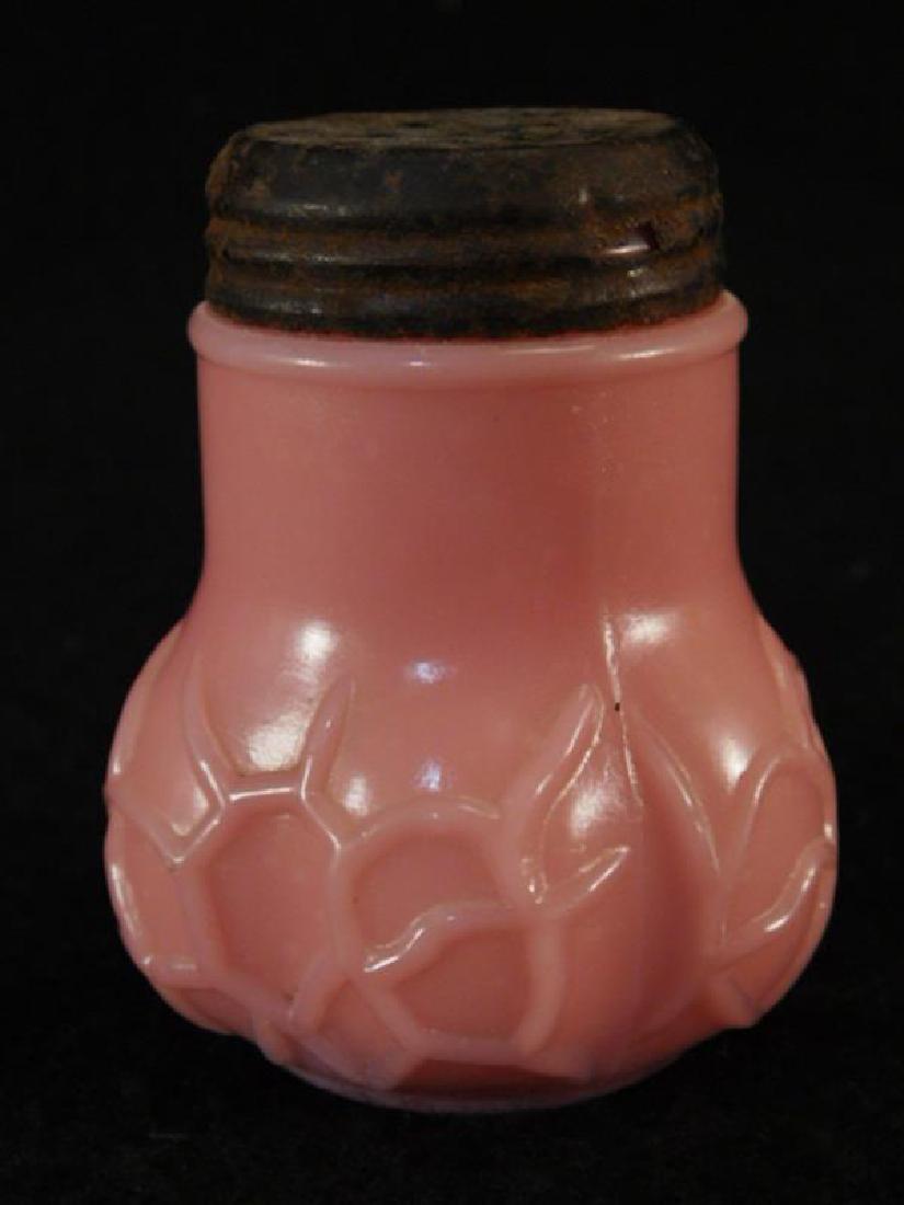 PINK OPAQUE  ALBA SHAKER   GLASS VICTORIAN EAPG ART (1 of 4)