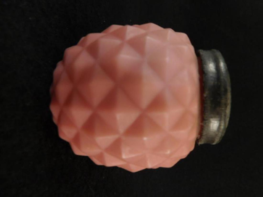PINK OPAQUE SUGAR SHAKER GLASS VICTORIAN EAPG ART: Thank you for attending HATMAN AUCTIONS! This auction features early and rare Victorian Glass, Vintage Sewing Notions, Fenton, Hummel, Rock as well as modern collectible glass in the later lots of thi