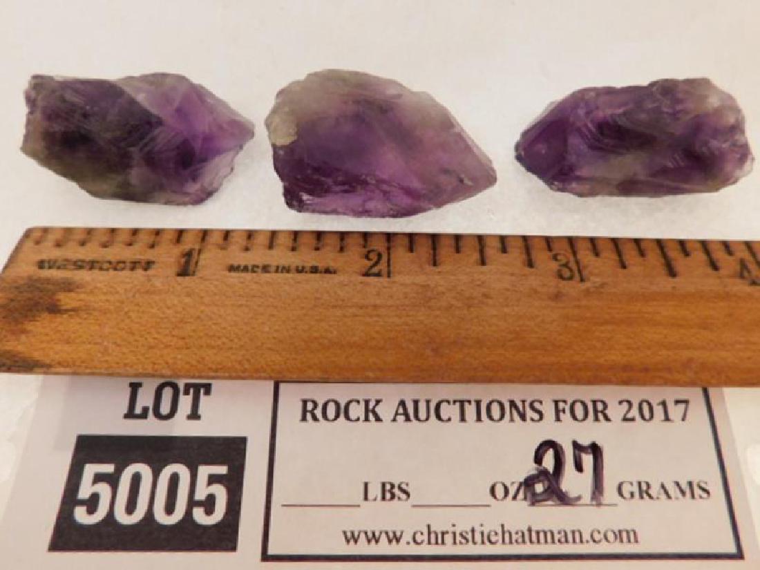 LARGE AMETHYST STONES ROCK STONE LAPIDARY SPECIMEN (1 of 2)
