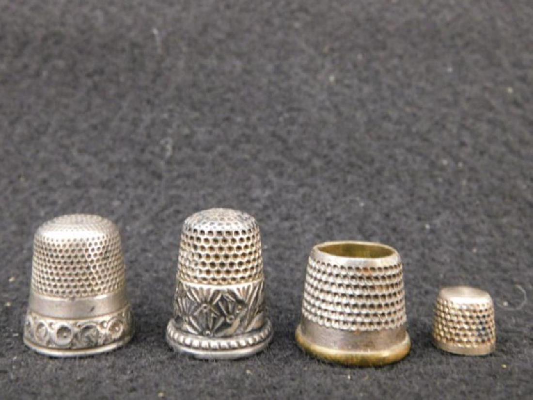 THIMBLES SEWING COLLECTIBLE VICTORIAN ERA ANTIQUE: Thank you for attending HATMAN AUCTIONS! YES, WE SHIP! This is one of a series of auctions where we a very large collection of rare1894's Victorian Glassware, Primitives, Fenton, Hummels, Goebels, Ant