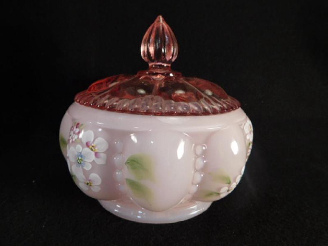 FENTON ART GLASS USA HANDPAINTED (1 of 3)
