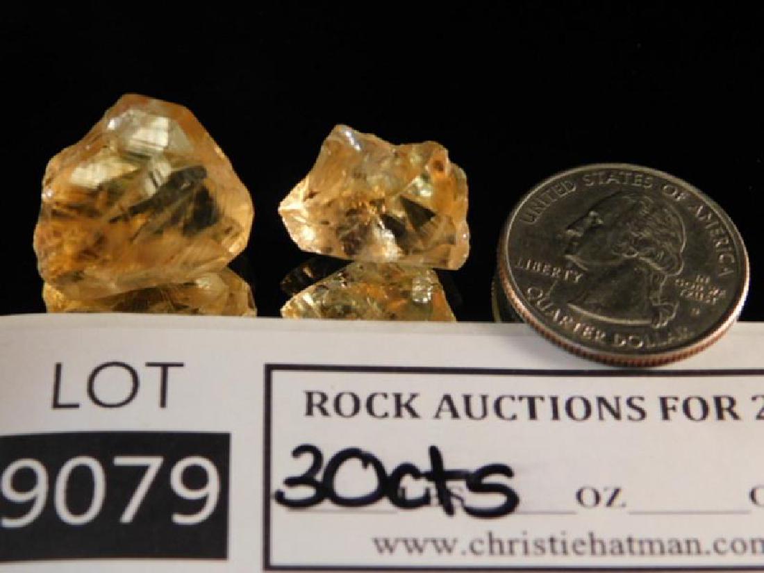 GOLDEN BERYL LOOSE ROUGH GEMS ROCK STONE LAPIDARY (1 of 3)