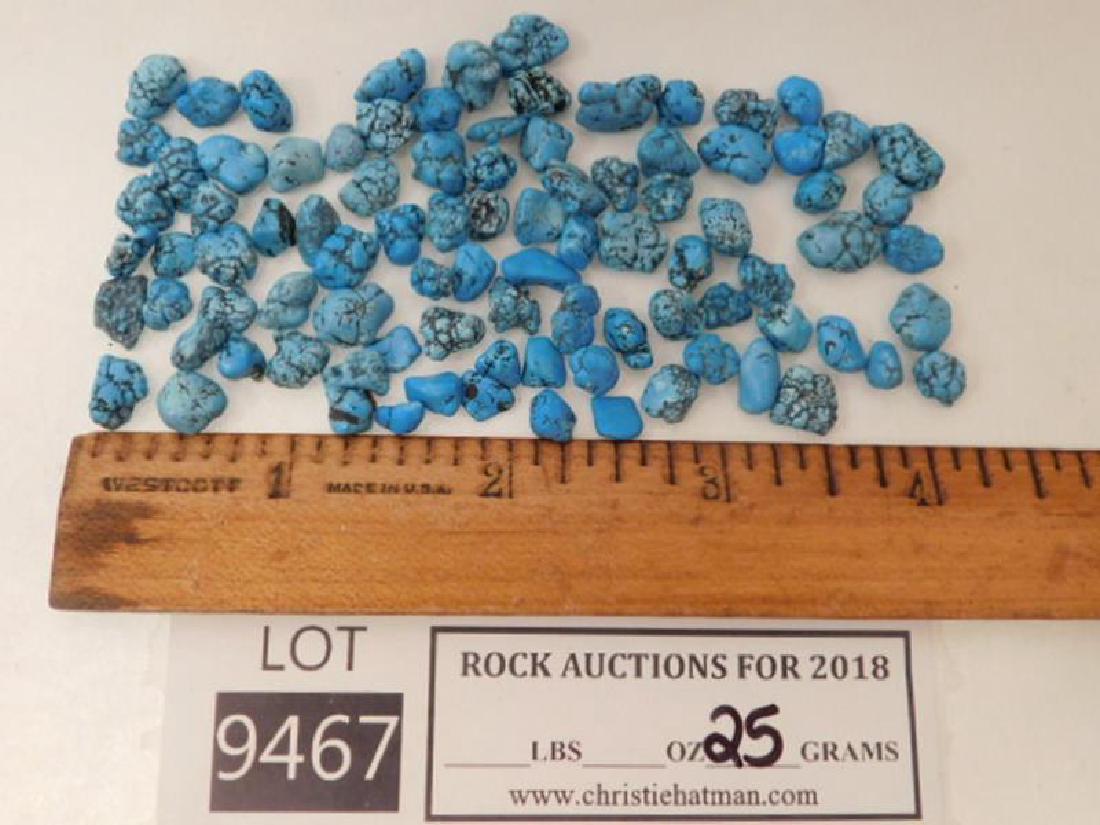 POLISHED TURQUOISE ROCK STONE LAPIDARY SPECIMEN (Yes, (1 of 2)