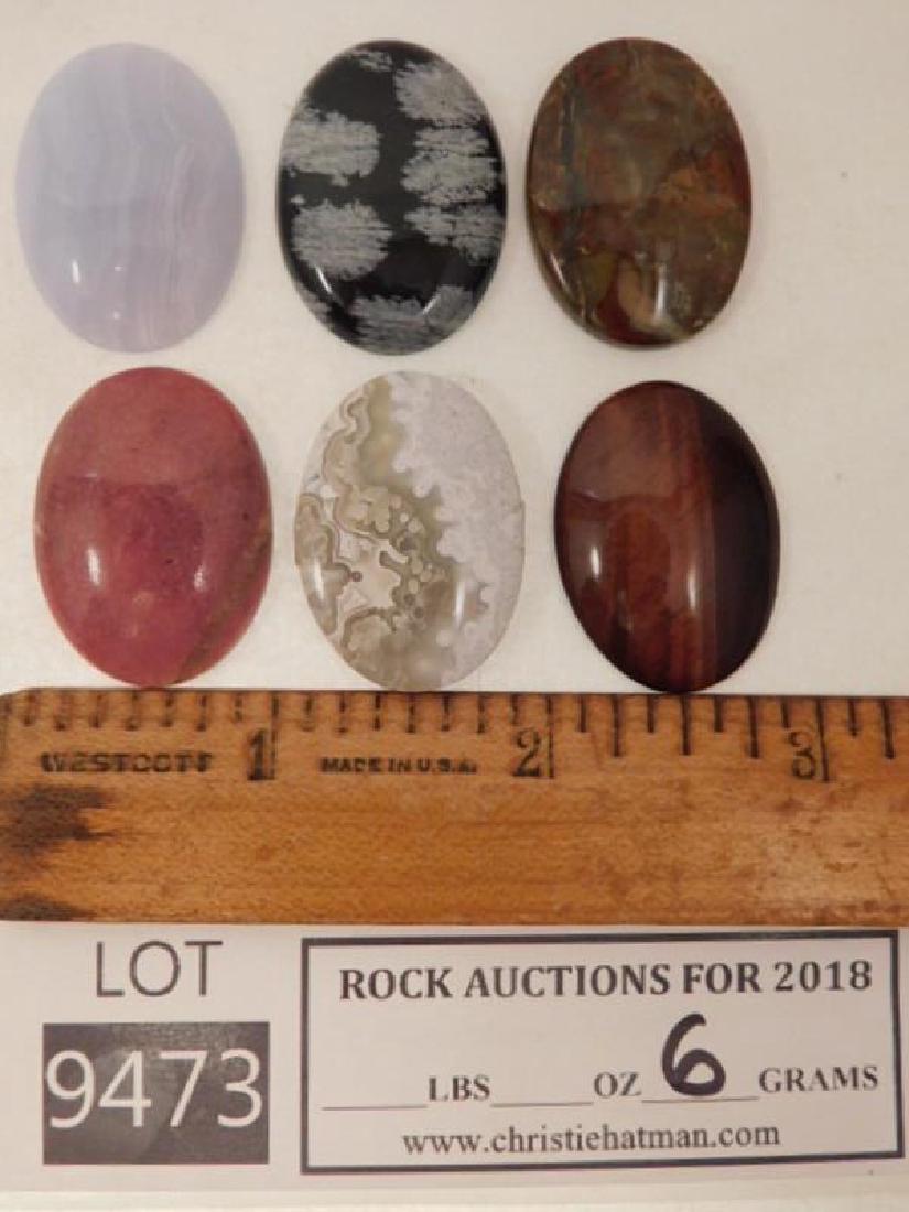ASSORTED CABOCHONS ROCK STONE LAPIDARY SPECIMEN (Yes, (1 of 2)