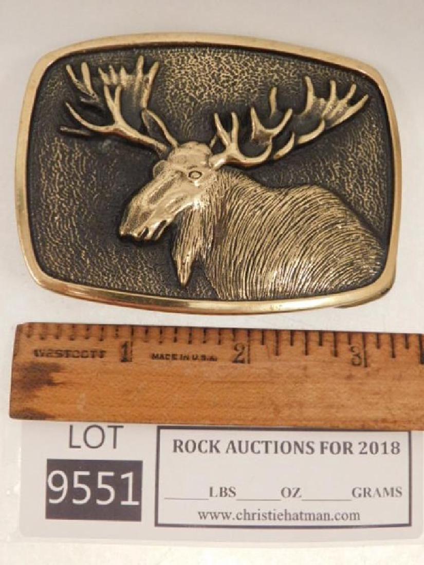 BELT BUCKLE 1970'S BRASS VINTAGE JEWELRY (1 of 3)