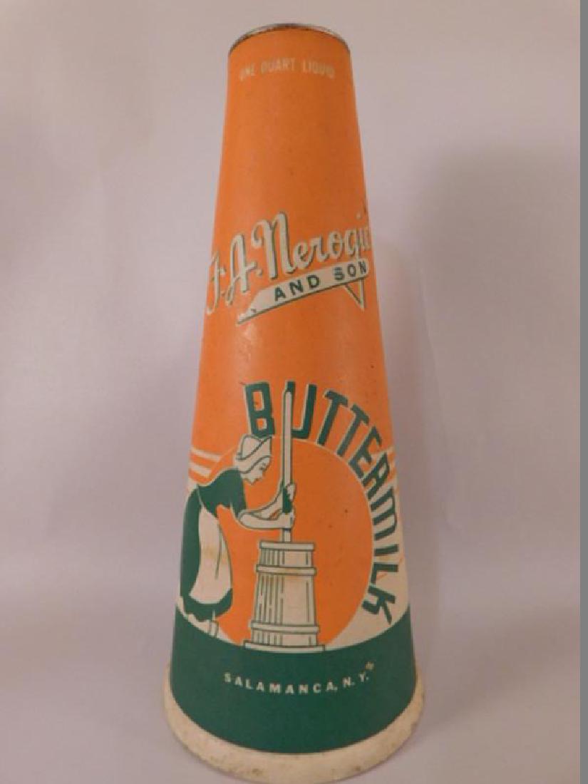 ADVERTISING WAX CONE BUTTERMILK (YES, WE SHIP!): Thank you for attending HATMAN AUCTIONS! This auctions consists of several lots of antiques, advertising, ephemera, rare rocks, Fenton, Hummel, Disney and other collectibles. Please see photos for mea